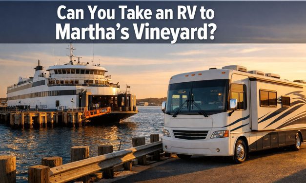 Can you take an RV to martha’s vineyard?