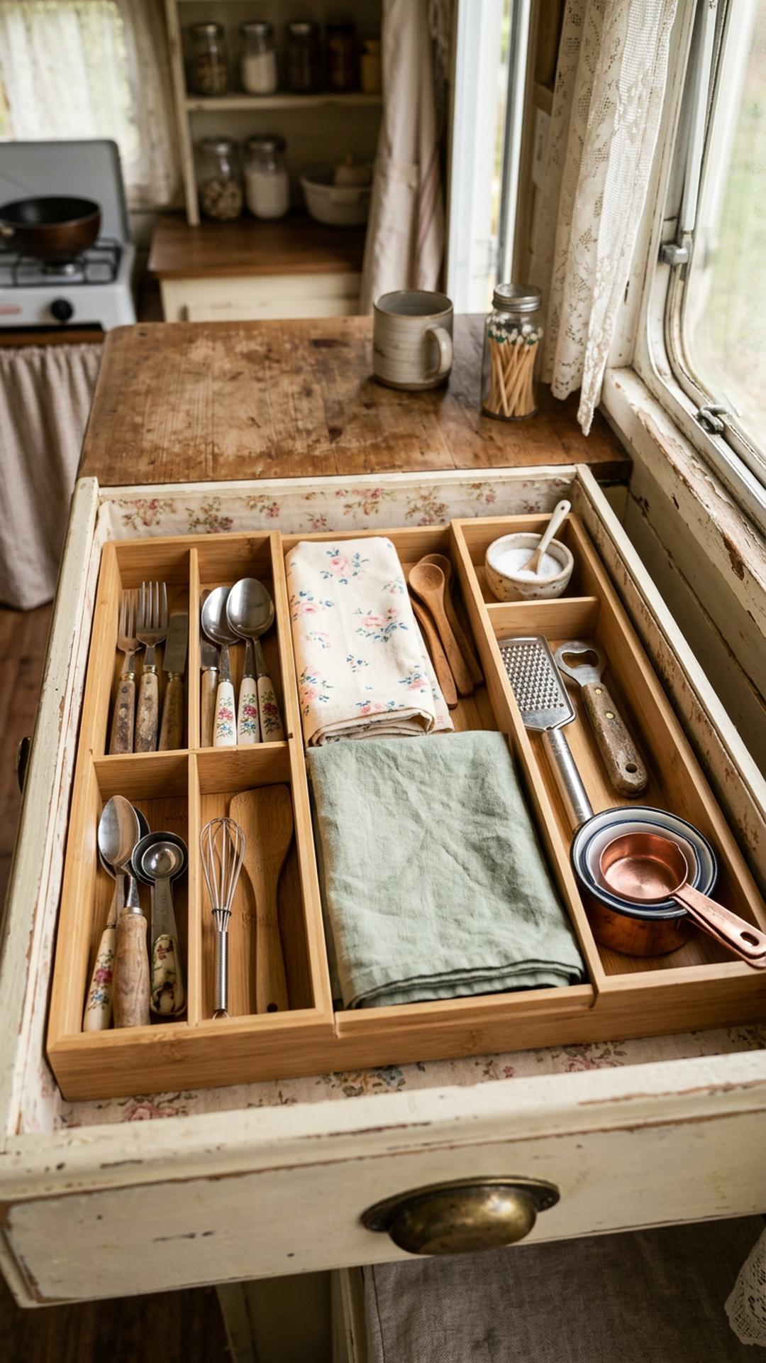 11. Divide Kitchen Drawers by Task