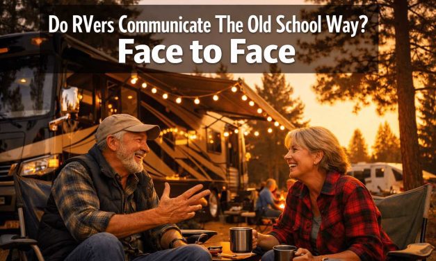 Do Rvers Communicate With Others The Old School Way? (Face to Face)