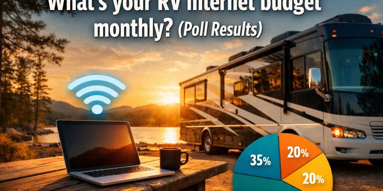 What’s your RV internet budget monthly? (Poll Results)
