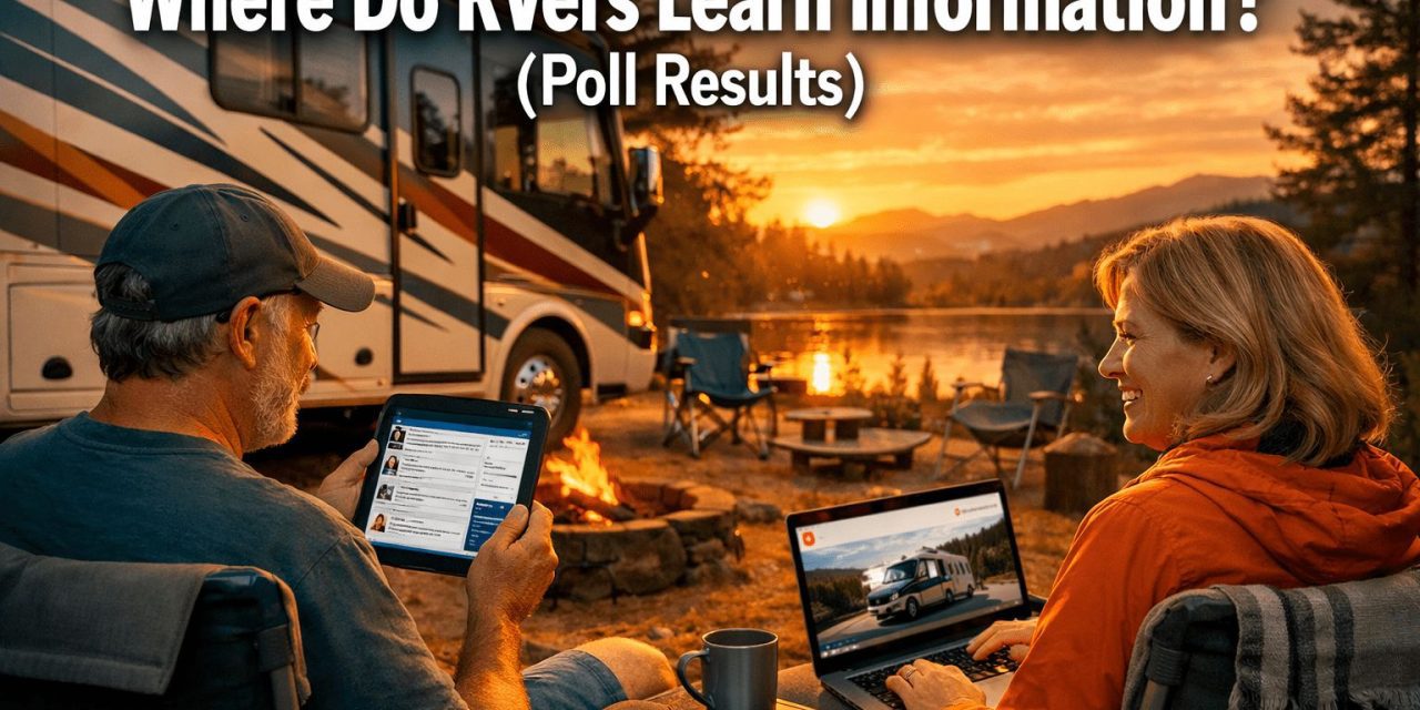 Where Do RVers Learn Information? (Poll Results)