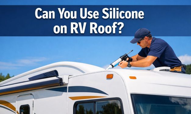 can you use silicone on rv roof?