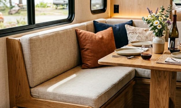 16 RV Dining Nook Ideas That Add Storage, Style, and Seating